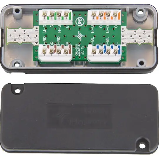 Einfach-Verbindungsmodul Cat.7A schwarz - 84,2 x 37,2 x 20,1 mm Jetzt Bestellen