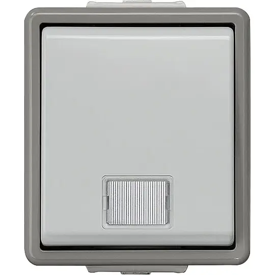 Aufputz-Taster nach Arbeitsstättenverordnung IP44 - 75 x 66 x 54 mm Neu
