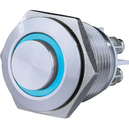 Preisknaller Klingelknopf-Einbau mit LED blau beleuchtet