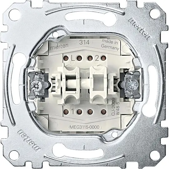 Neue Ware Unterputz-Serienschalter Merten 1-polig, 10 AX, AC 250V