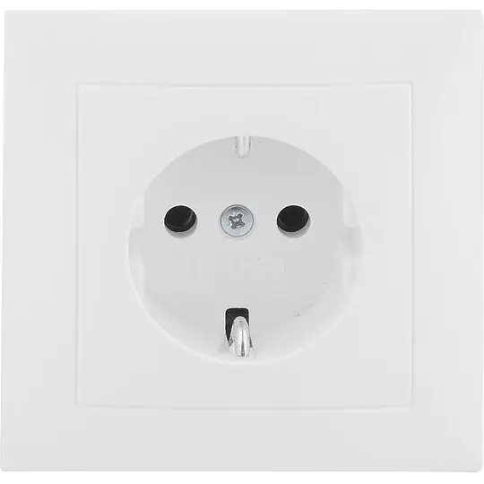 Unterputz-Steckdose SCHUKO Berker 47428989, mit Abdeckplatte polarweiß, glänzend Neue Kollektion