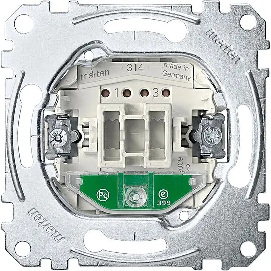 Saisonangebot Unterputz-Taster m. Orientierungslicht Merten,Schließer,1-polig,10A, AC 250V