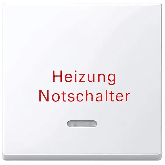 Nur Für Kurze Zeit System M, Heizungsnotwippe Merten, aktivweiß glänzend