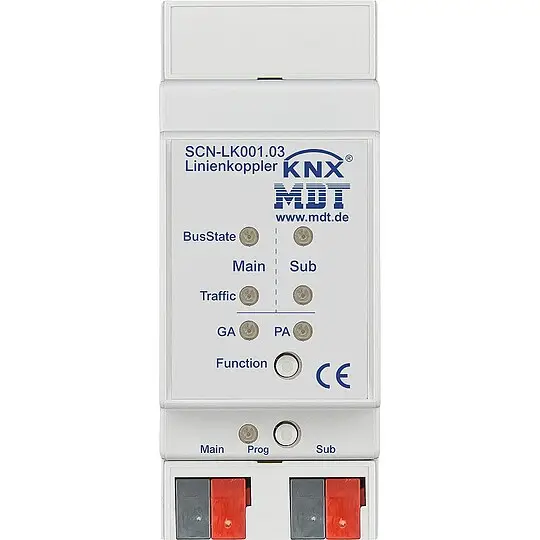 Bereichs-/ Linienkoppler MDT mit KNX Data Secure Markenware