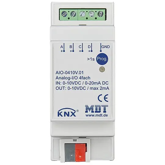 Heißes Angebot Analog Reiheneinbaugerät I/O 4-fach, 2TE, REG, 0-10 V, Ein-/Ausgang umschaltbar