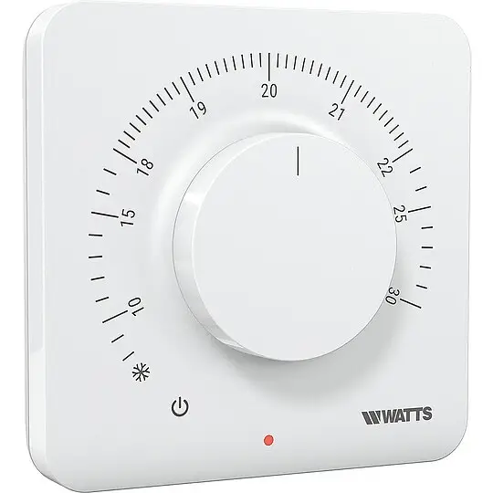 Echt WATTS Funkthermostat BT-A03-RF - Wandmontage und Tischaufstellung mit Standhalter