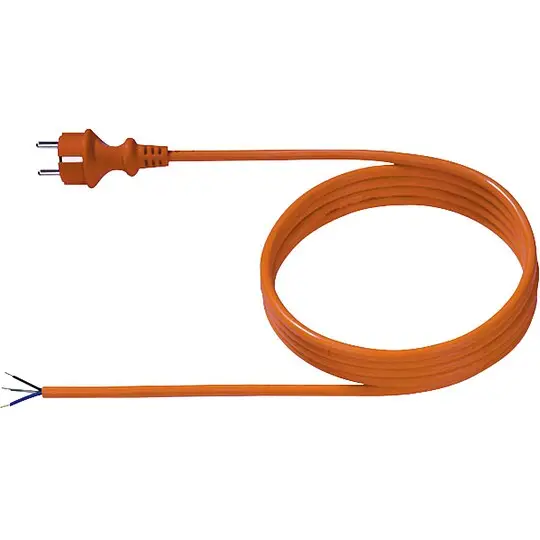 Schutzkontakt-Anschlussleitung H05BQ-F3G 1,0 mm², 3,0 m Angebot