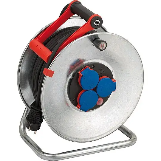 Gratis Versand Kabeltrommel Garant Typ S4 IP44 Stahlblech - 50 m