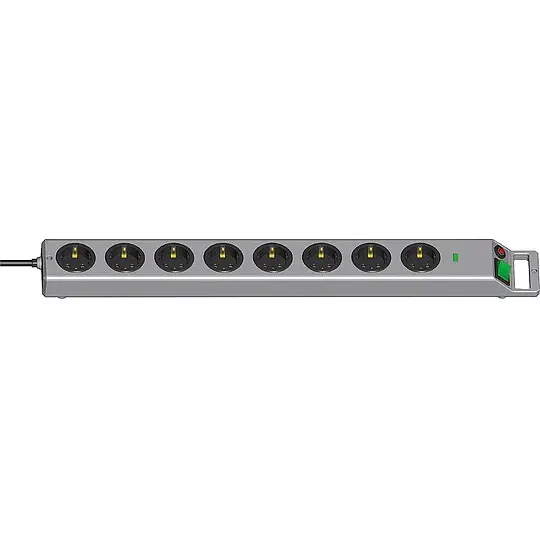 Aktuell 8-fach Steckdosenleiste Typ Super-Solid Überspannungs-und Blitzschutz - 230V, 16A - 2,5m