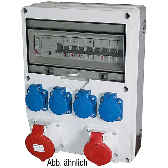 Geprüft ETI Wandverteiler WV 2/4 - Mod. 6