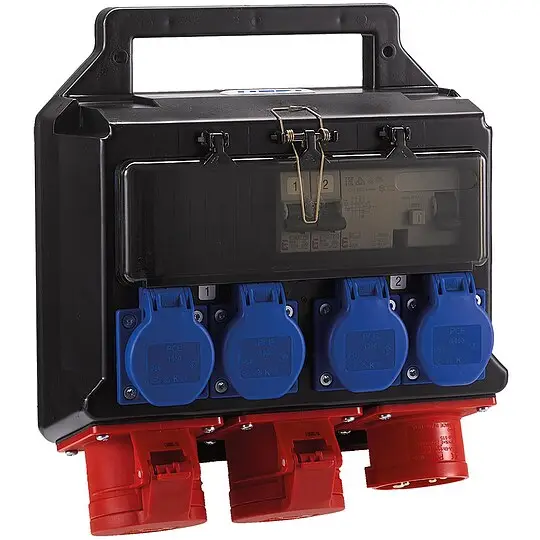 Neue Ware Mobile Steckdosenverteilung KV402016 2x400V/16 A 4x230/16 A