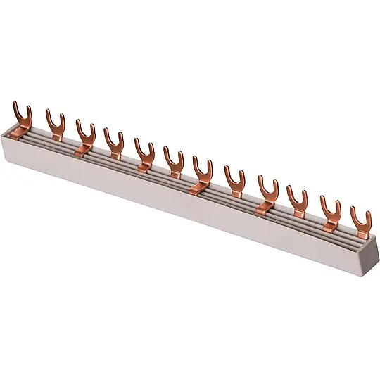 Sale Gabel-Phasenschiene Pollmann G4L-L1+N-L2+N-L3+N / 10 mm² Länge 210 mm (12TE)