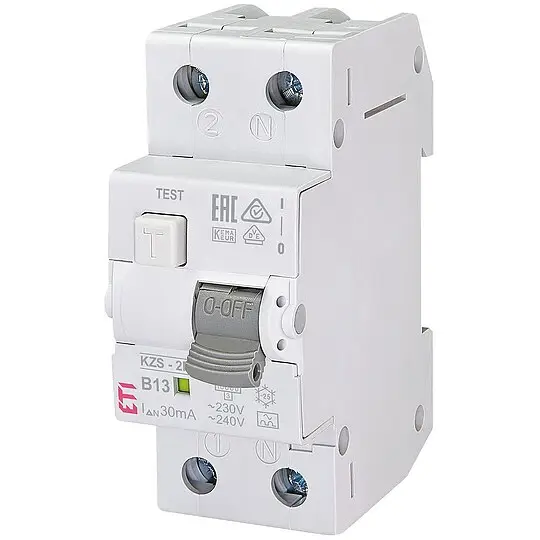 Echt FI-LS-Schutzschalter, KZS-2M A B13/0.03