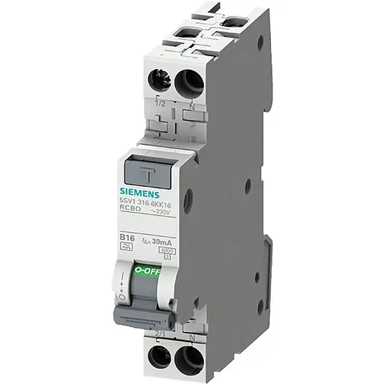 Schnäppchen FI/LS kompakt 1P+N 6kA Typ A 300 mA B16