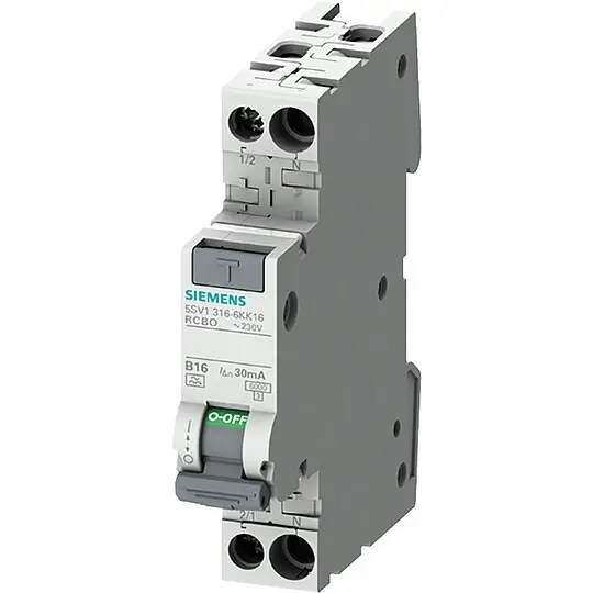 Aktuell FI/LS kompakt 1P+N 6kA Typ F 30 mA, superresistent K, B13