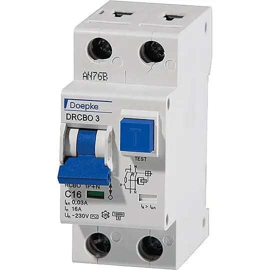 Top-Angebot FI/LS Schalter Doepke DRCBO 3 C16/0,30/1N-A 2-polig