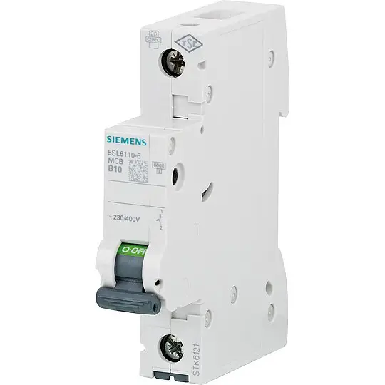 Leitungsschutzschalter Siemens, 6KA, 1-polig, C25A, 5SL6125-7 Billig