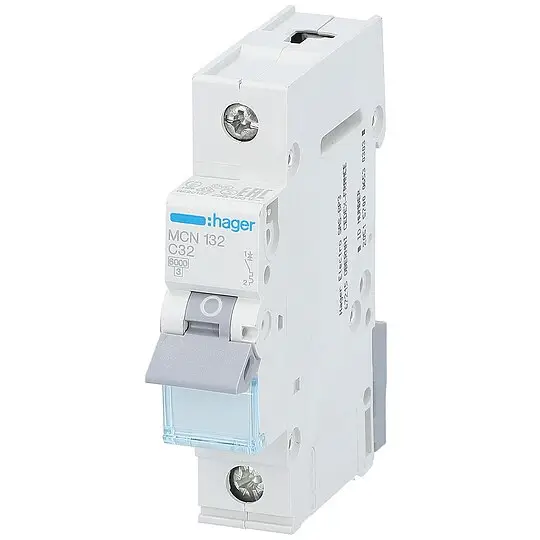 Angebot Leitungsschutzschalter Hager 1p, C32A, 6kA, MCN132
