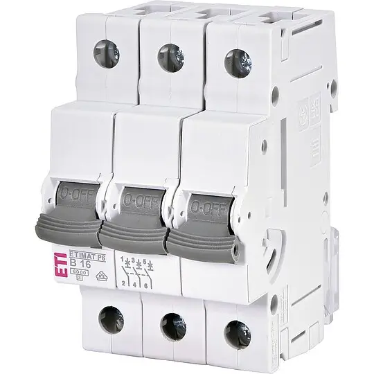 Bestseller Leitungsschutzschalter B16, ETIMAT P6, 6 kA, 3-polig