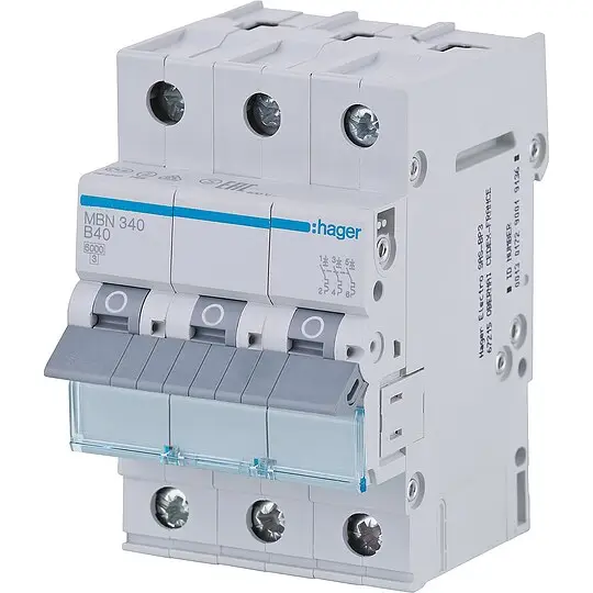 Highlight Leitungsschutzschalter Hager, B40A 3p, 6kA, MBN340