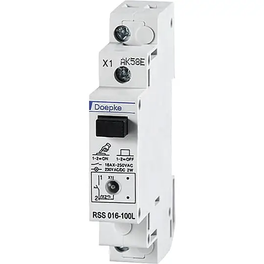 Steuerschalter Doepke RSS 016-100L 1-polig, Taster Kostenfreie Lieferung