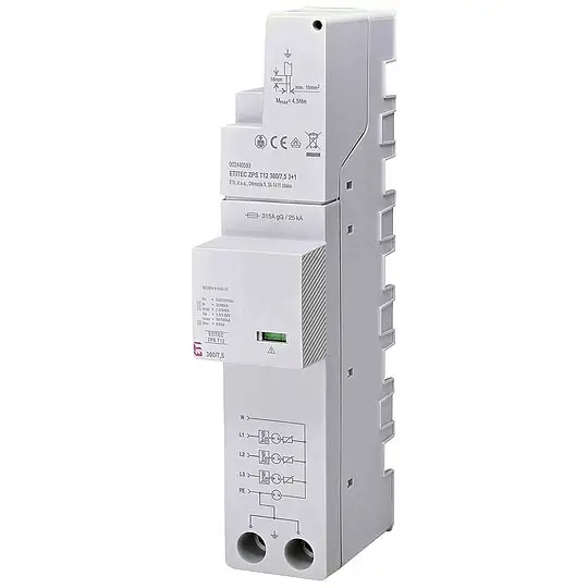 ETI Überspannungsschutz ETITEC ZPS T12 300/12,5 3+0 RC, REG Neuheit
