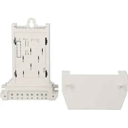 3-Punkt Adapter Zählerplatte 1x eHZ Zähler aufnahme BxHxT: 289x198 mm, weiß Markenprodukt