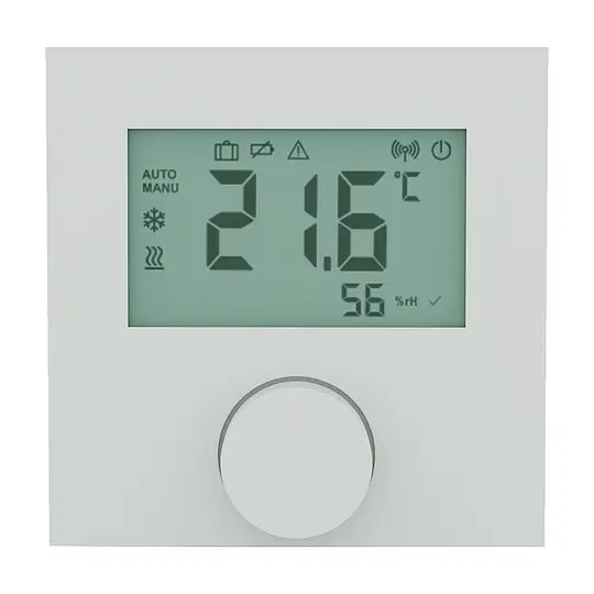 Letzte Chance Möhlenhoff Alpha Smartware Raumbediengerät Display, weiß neutral - RDS 61011-N7