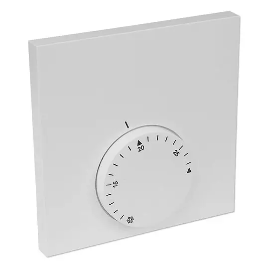 Raumregler Alpha direct Analog - 230 V - Gehäuse signalweiß Versand Am Gleichen Tag
