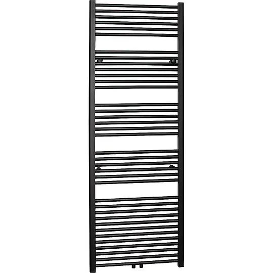 Markenprodukt Handtuchheizkörper Jessica, mit Mittelanschluss, anthrazit - 1440 x 510 mm