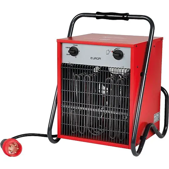 Heizlüfter Profi EK15002, 400V, 50 Hz - 5 / 10 / 15 kW - 410 x 450 x 580 mm Begrenztes Angebot