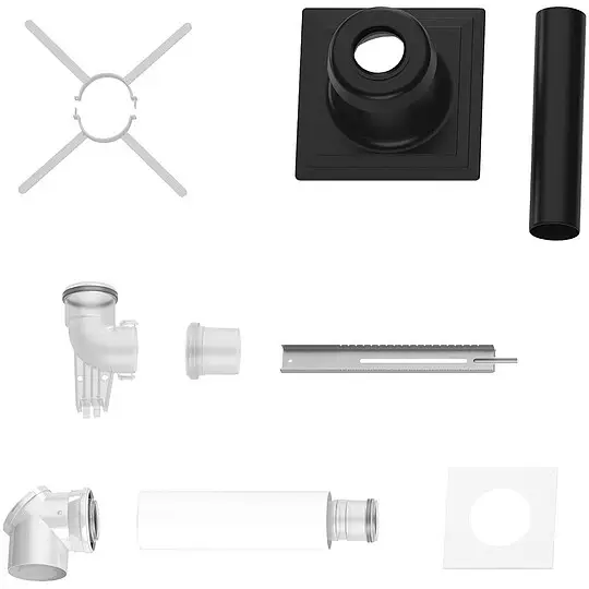 Abverkauf BOSCH Grundbausatz C93x oben - Ø 80/125 mm - 7738112544