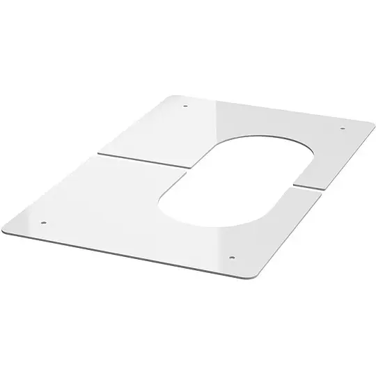 BOSCH Abdeckblende, 2-teilig, weiß - Ø 125 mm - 7738112725 Preisreduziert