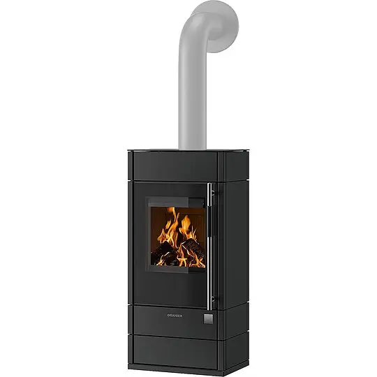 Kaminofen Oranier Teja W+, Stahl schwarz, 6 kW - 5633 11 Nur Für Kurze Zeit