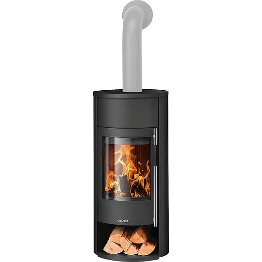 Direktkauf Kaminofen Oranier Polar Neo Aqua, wasserführend, Stahl schwarz, 10 kW - 7616 11