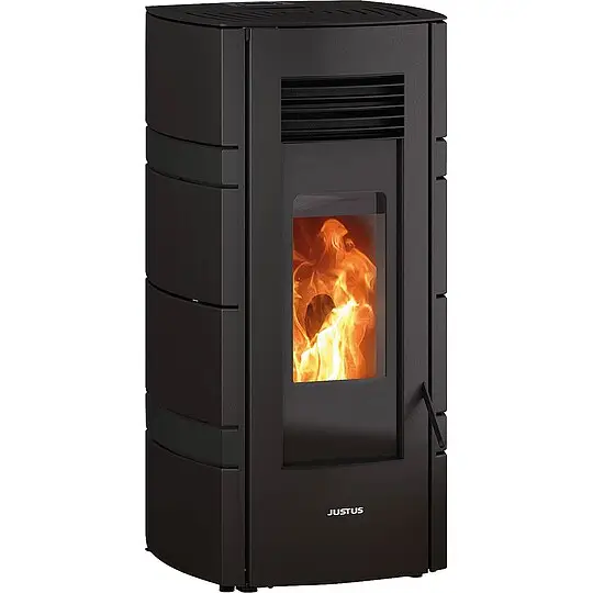 Pelletofen Justus Sia, Stahl schwarz, 8 kW - 7949 11 Sonderaktion