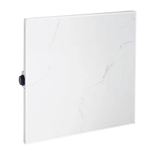 Kracherpreis jollytherm Infrarot Keramikheizkörper 60 x 60 cm, 440 Watt, marmoroptik weiß - 10842