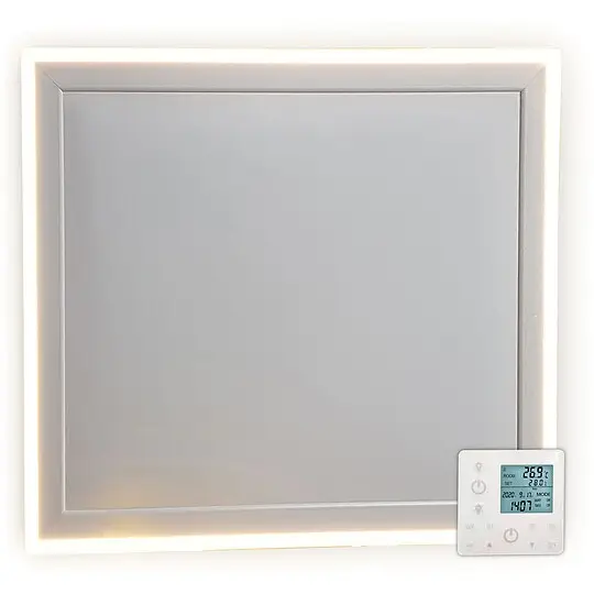 jollytherm Infrarot Deckenheizkörper inkl. LED Beleuchtung 60 x 60 cm, 400 Watt, weiß - 10832 Aktuell