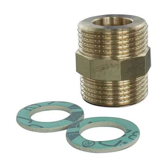 Nur Heute Doppelnippel 3/4'' für Solar-Edelstahl-Wellrohr DN 16