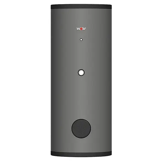 WOLF Warmwasser-Solarspeicher SEM-1-1000 - mit 2 Glattrohr-Wärmetauschern - 2444810 Sale