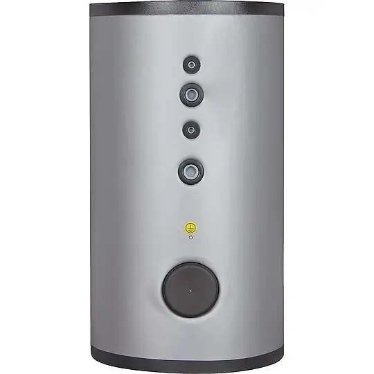 Edelstahl-Solar-Warmwasserspeicher DSFI 300, mit 2 Wärmetauschern, Inhalt 290 Liter Markenprodukt