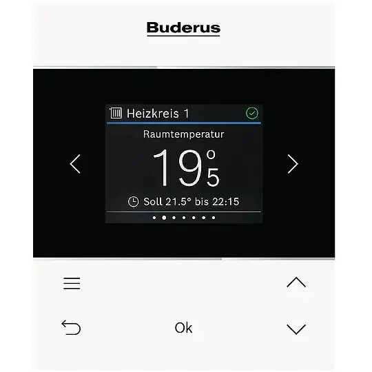 Markenprodukt Buderus Kabelgebundene System-Fernbedienung RC220 - 7738112948