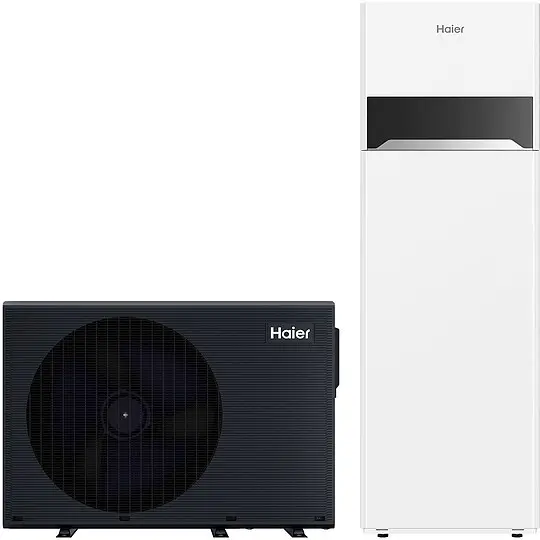 Angebot Haier Hydro-Split Luft-Wasser-Wärmepumpe Außeneinheit 16 kW mit All-in-One Inneneinheit, inkl. Erstinbetriebnahme - HPM16-TND2-H/HPM14(16)-T200CE-AW1