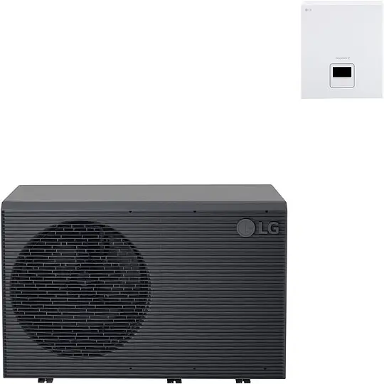 LG Luft-/Wasser-Wärmepumpe THERMA V R290 Monobloc-Set 12 kW inkl. Kontrolleinheit - HM123HF.KE Begrenztes Angebot