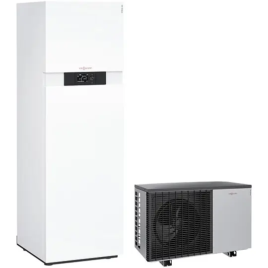 Viessmann Vitocal 222-A Luft-Wasser-Wärmepumpen-Kompaktgerät Typ AWOT-M-E-AC 221.A08 230V mit Regelung Vitotronic 200 - Z016857 Highlight