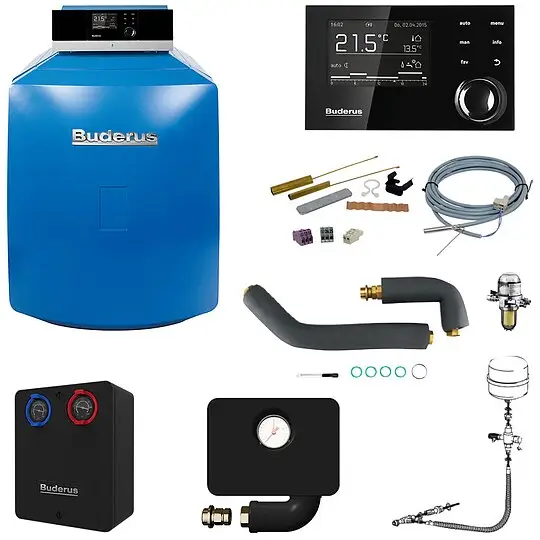 Angebot Buderus GB125 Logaplus Öl-Brennwert Heizungspaket K33S mit Regelung RC310, 18 kW