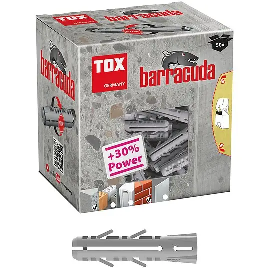 TOX Spreizdübel Barracuda 10 x 50 mm - 50 Stück - 013100081 Online Kaufen