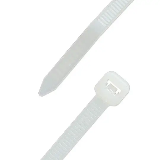 Kabelbinder 4,8 x 300 mm aus Polyamid 6.6 - Farbe natur - Beutel 100 Stück Schneller Versand