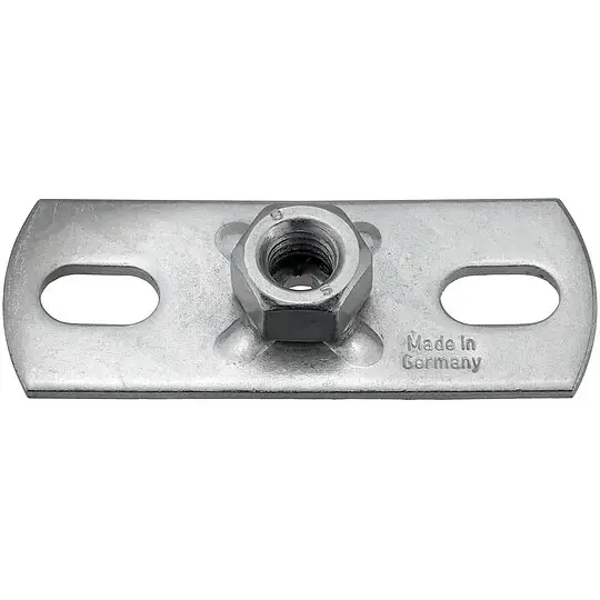 Fischer Grundplatte GPL M10 - Stahl verzinkt - 30 x 80 mm - 79666 Direktkauf