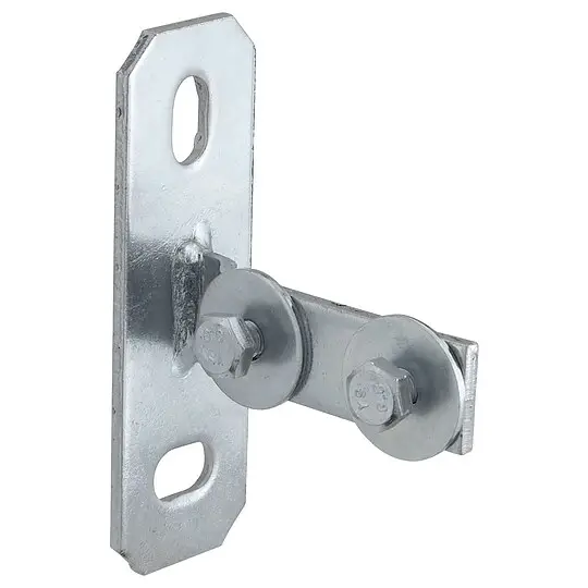 Konsolengrundplatte verzinkt - längs - 50 x 24 x 4 mm - für Profil 27/18 und 28/30 Neuheit